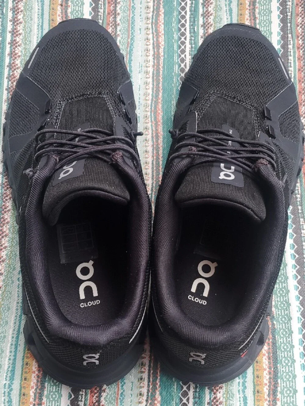 On Cloud Black Women's Athletic Sneakers